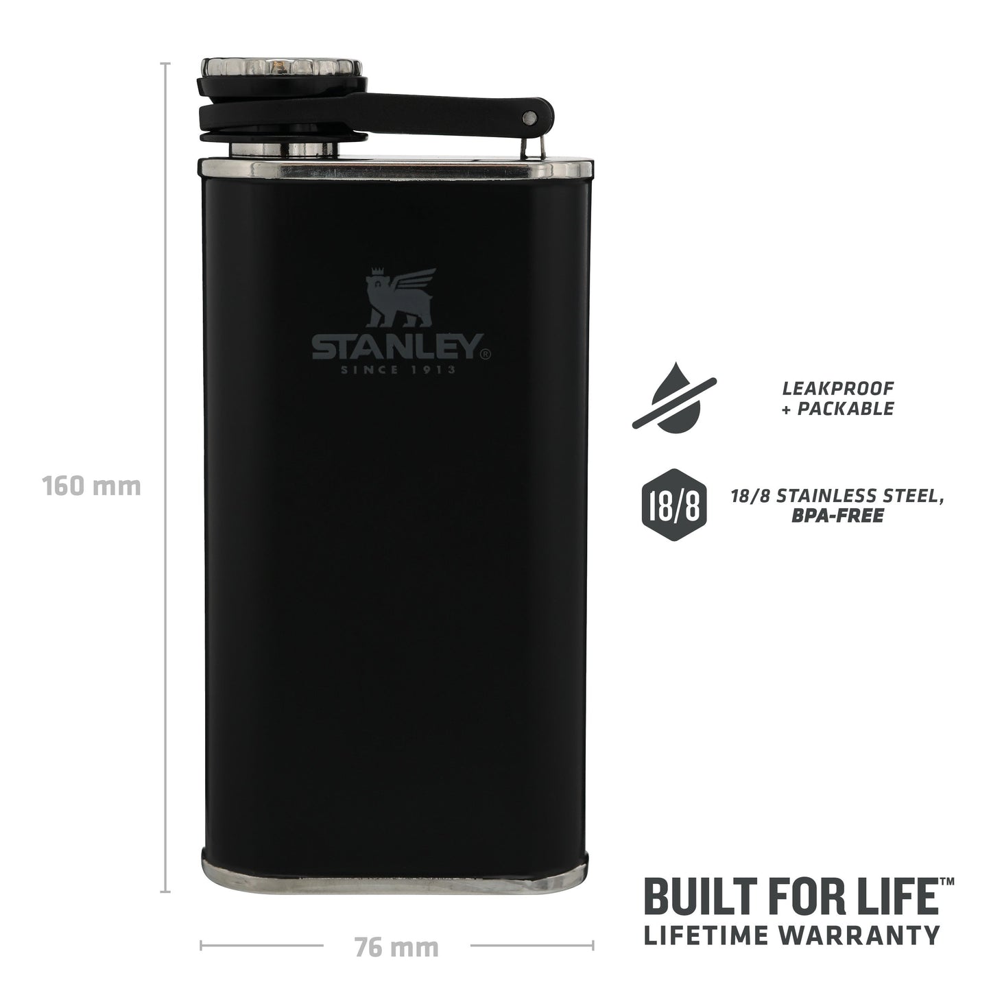 Classic Easy Fill Wide Mouth Flask | 0.23L