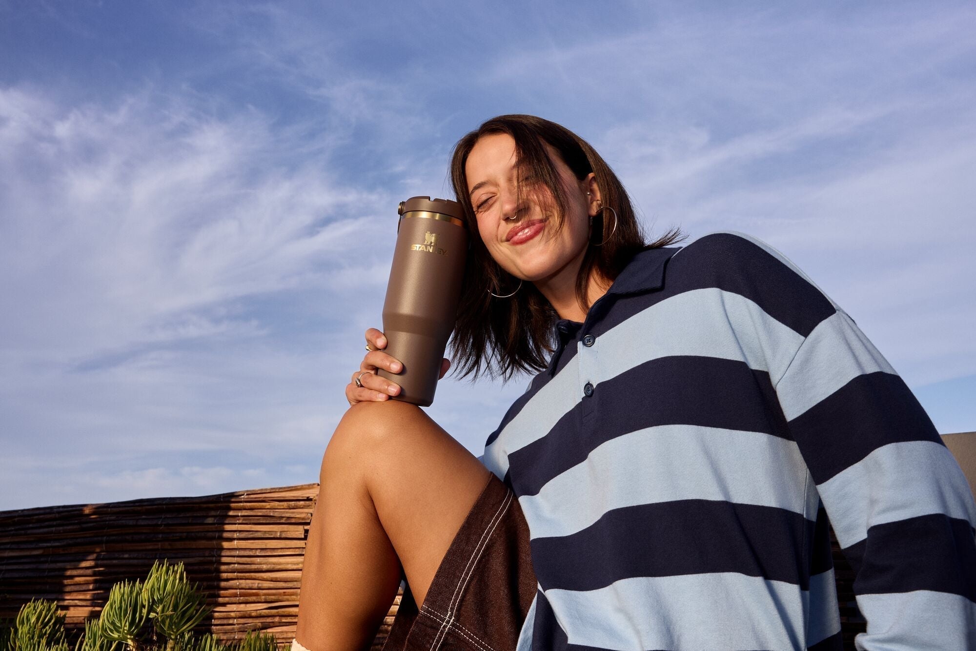 Iceflow Tumbler in Brown colour