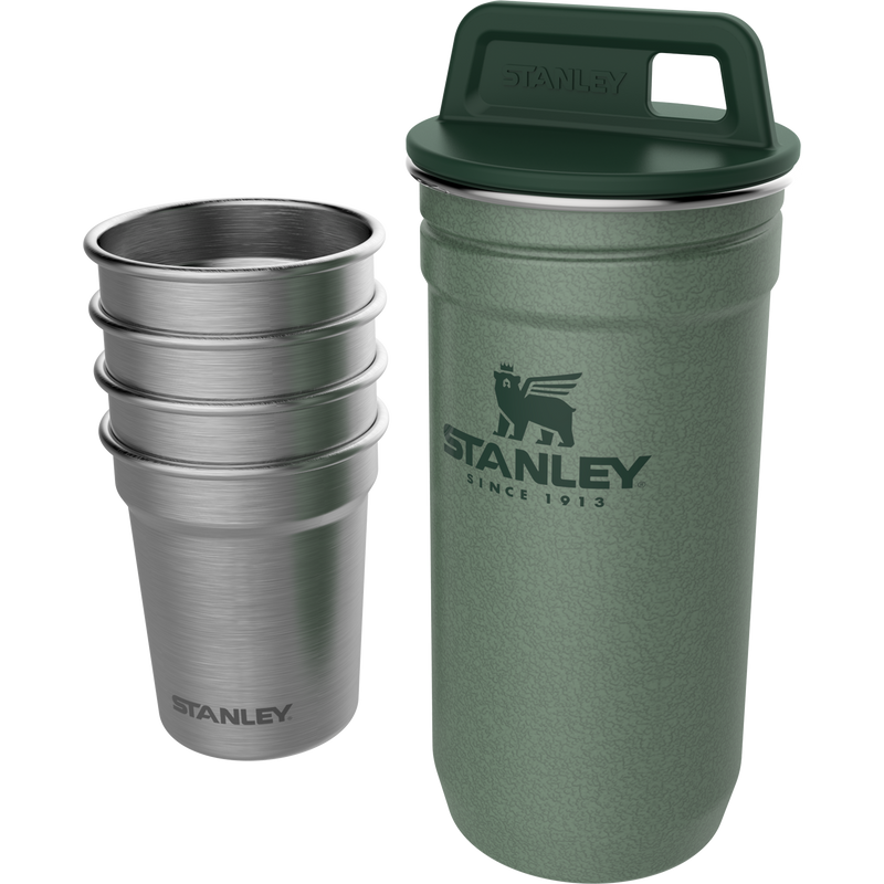 Stanley 1913 Adventure Nesting Shot Glass Set in Hammertone Green