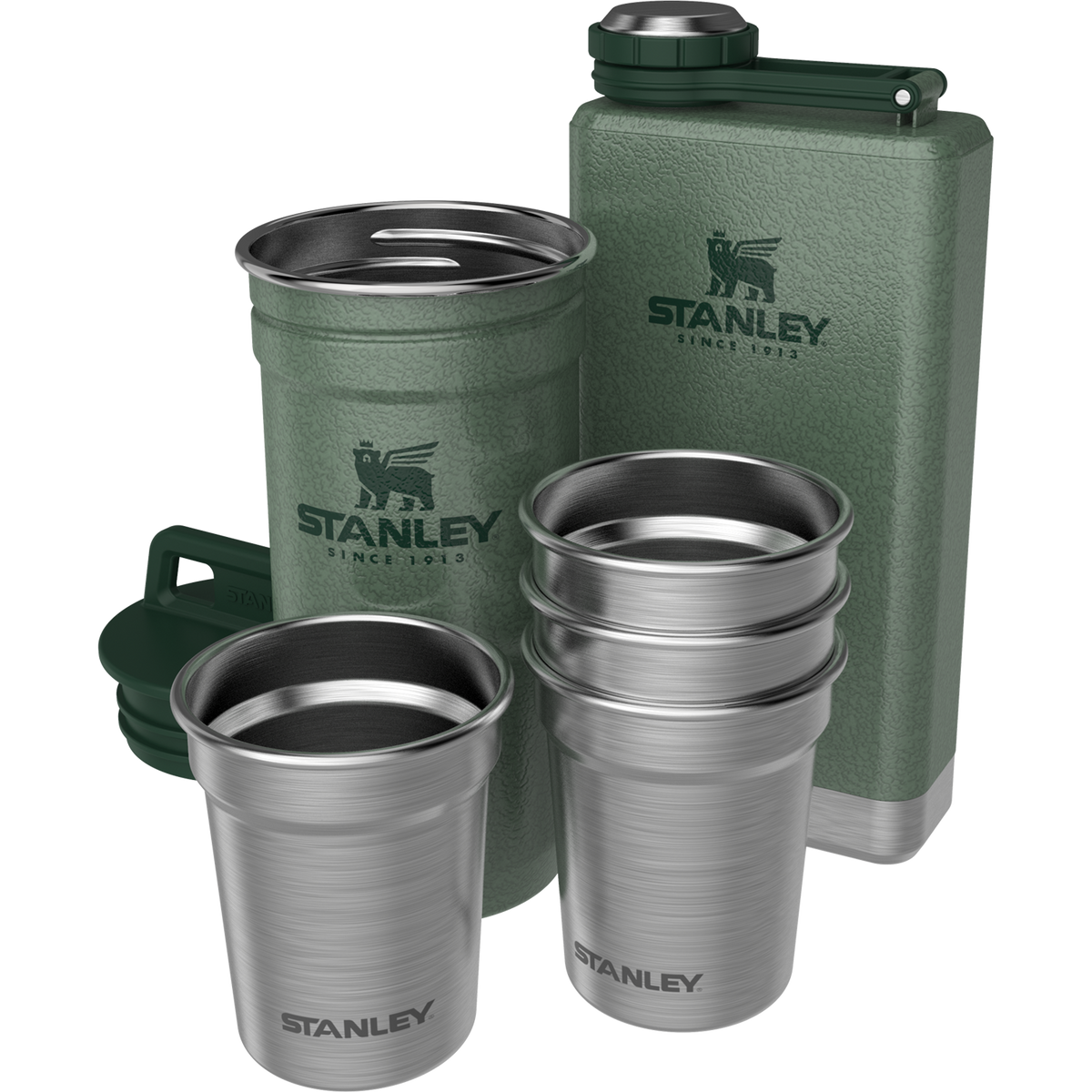 Adventure Pre-Party Shotglass + Flask Set | Stanley – Stanley 1913 UK Adventure Pre-Party Shotglass + Flask Set | Stanley – Stanley 1913 UK