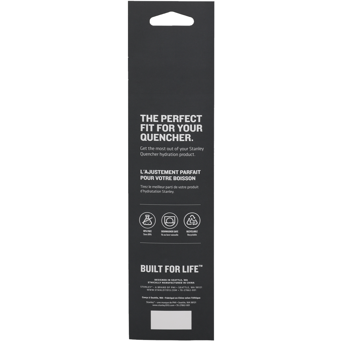 Stanley 1913 Quencher® H2.0 FlowState™ Tumbler Straws 0.59L in Clear