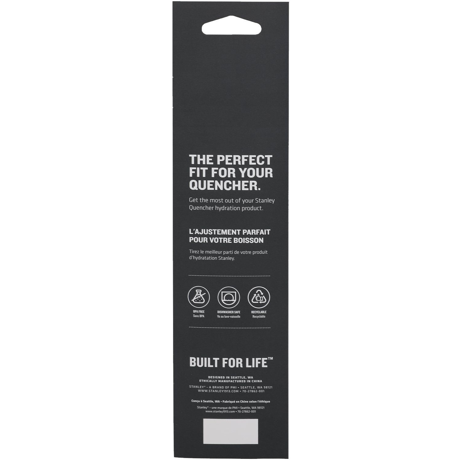 Stanley 1913 Quencher® H2.0 FlowState™ Tumbler Straws 0.59L in Clear | View 2