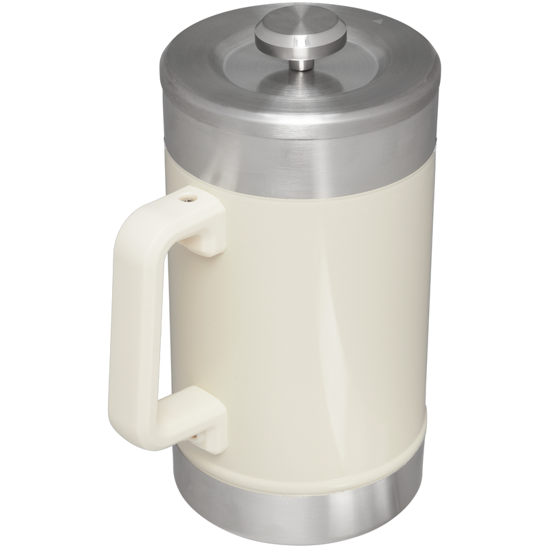 Stanley 1913 Classic Stay Hot French Press 1.4L in Cream Gloss | Back View