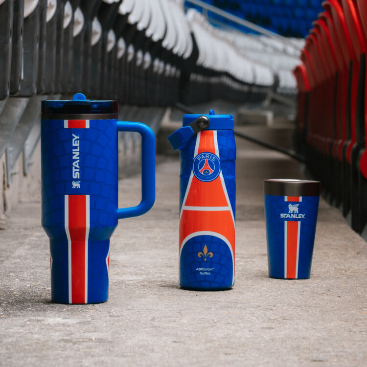 Flip IceFlow Saint-Germain Paris x 1913 Stanley タンブラー 16oz Adventure 【限定商品】Stanley×PSG Straw Tumbler 2.0 記念グッズ