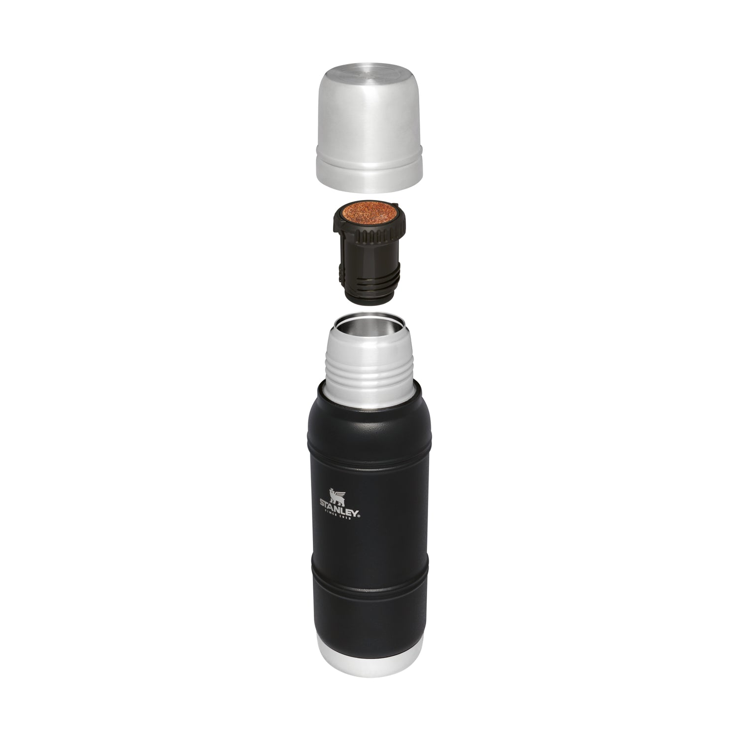 Stanley 1913 Artisan Thermal Bottle 1L in Black Moon | View 1