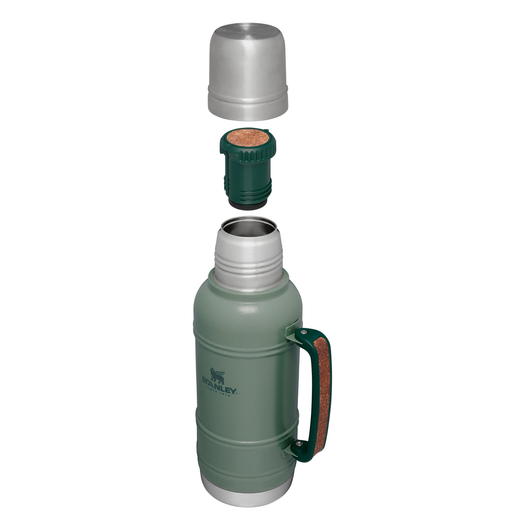 Stanley 1.3L Stainless Steel Vacuum Water Bottle, Green