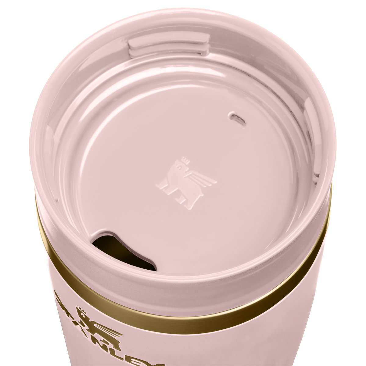 Stanley 1913 Café-To-Go Travel Mug 0.35L in Blossom Gloss | Lid Detailed View