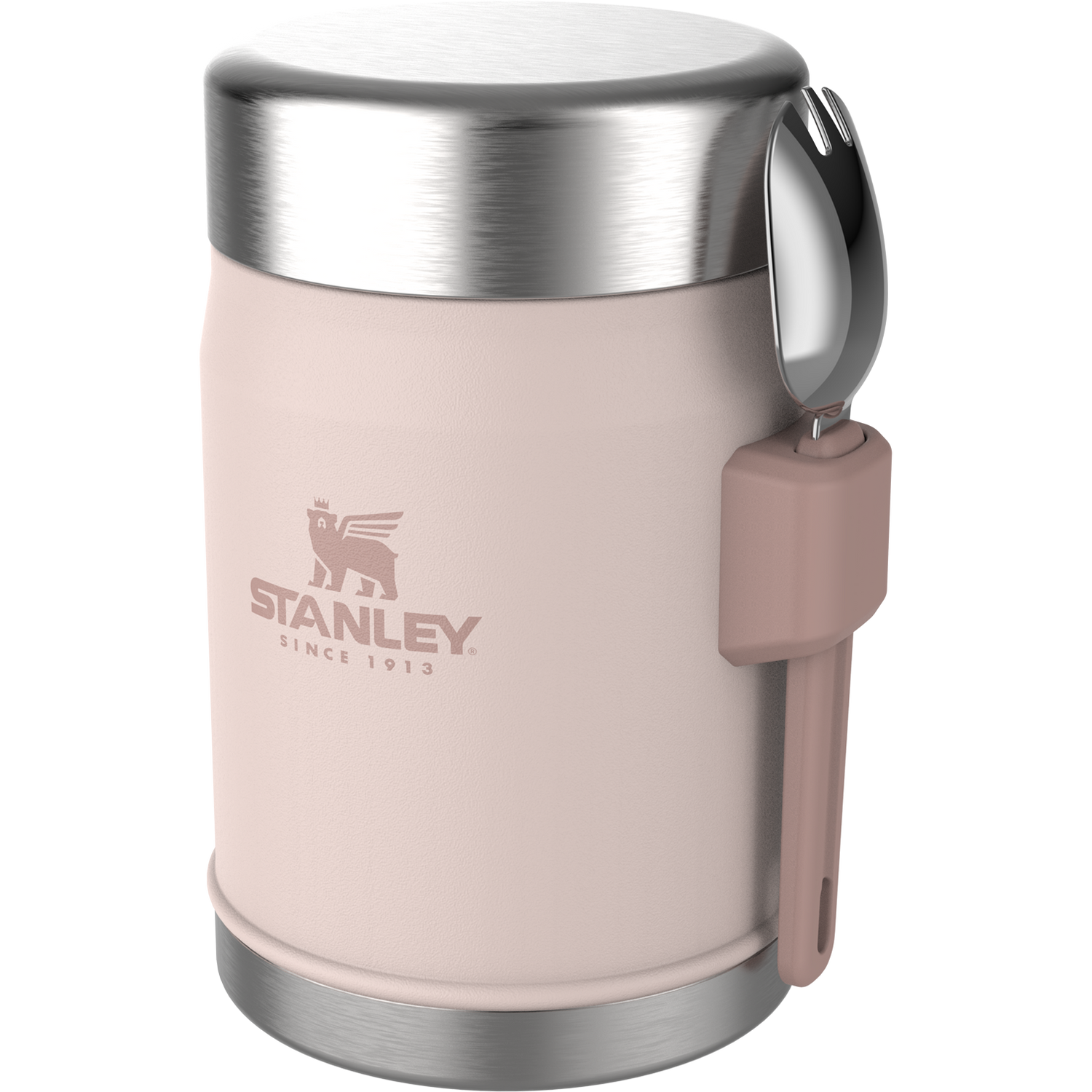 Stanley 1913 Legendary Food Jar + Spork in Rose Quartz