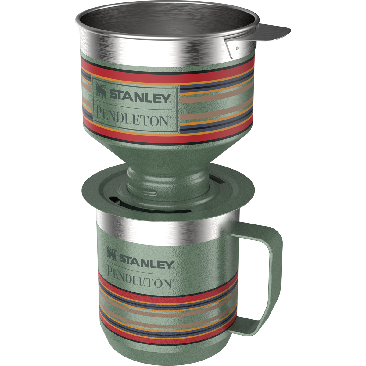 Pendleton Yakima Camp Stripes Perfect-Brew Pour Over Set
