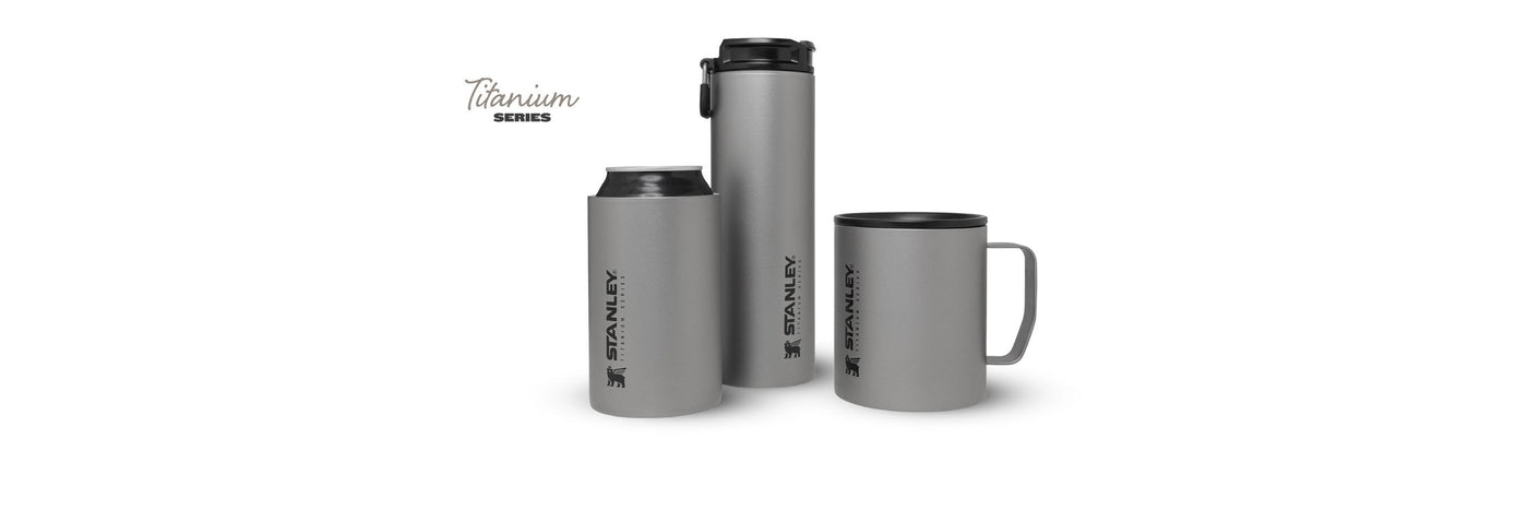 Stanley Introduces Titanium Drinkware Series