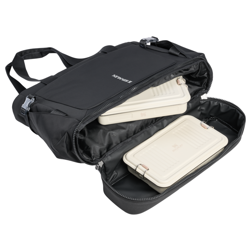 Stanley 1913 Vitalize™ Macro Method Tote 26.1L in Black | Detailed View