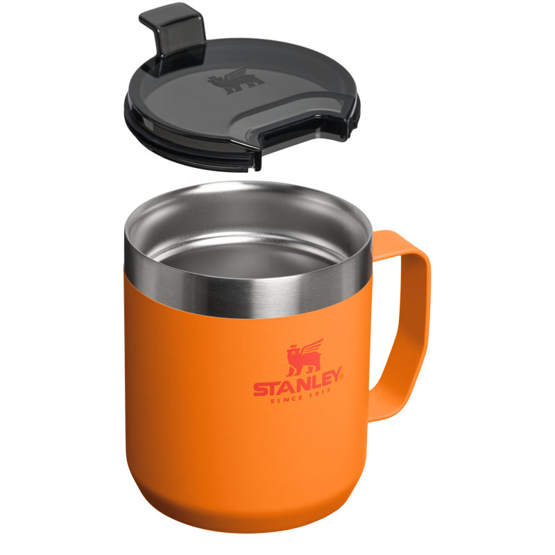 Stanley 1913 Everyday Camp Mug 0.35L in Goldenrod Coral | Cross Section View