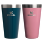 Swatch for Stanley 1913 Stay Chill Stacking Pint (2x) 0.47L in Ponderosa Gloss/Port Shimmer