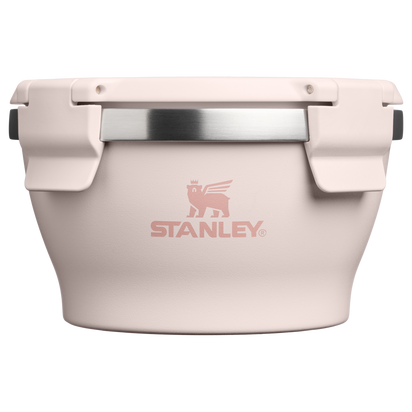 Stanley 1913 Fresh-to-Table Leakproof Bowl 0.47L in Rose Quartz | Front View