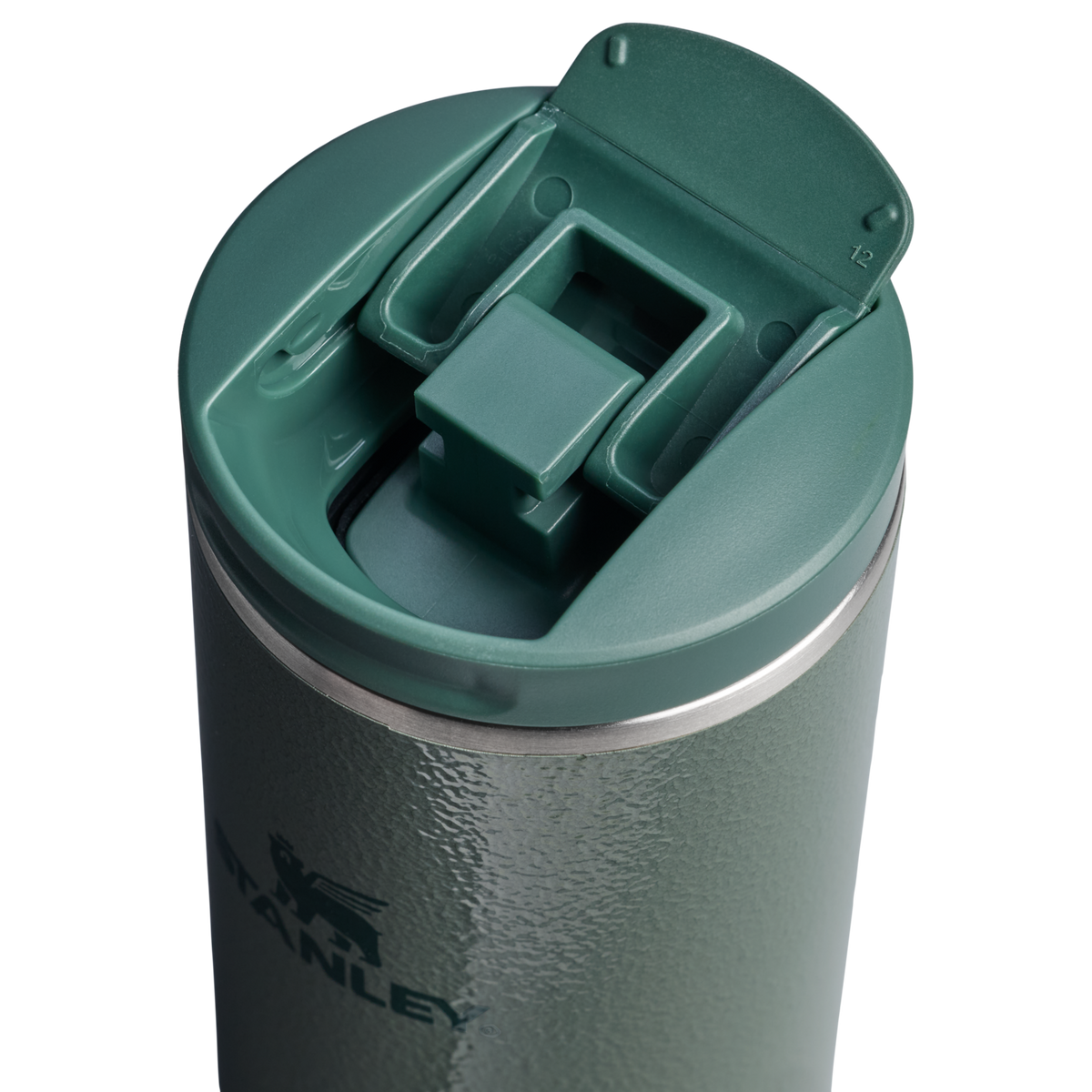 Stanley 1913 Transit Flip Top Mug 0.35L in Hammertone Green