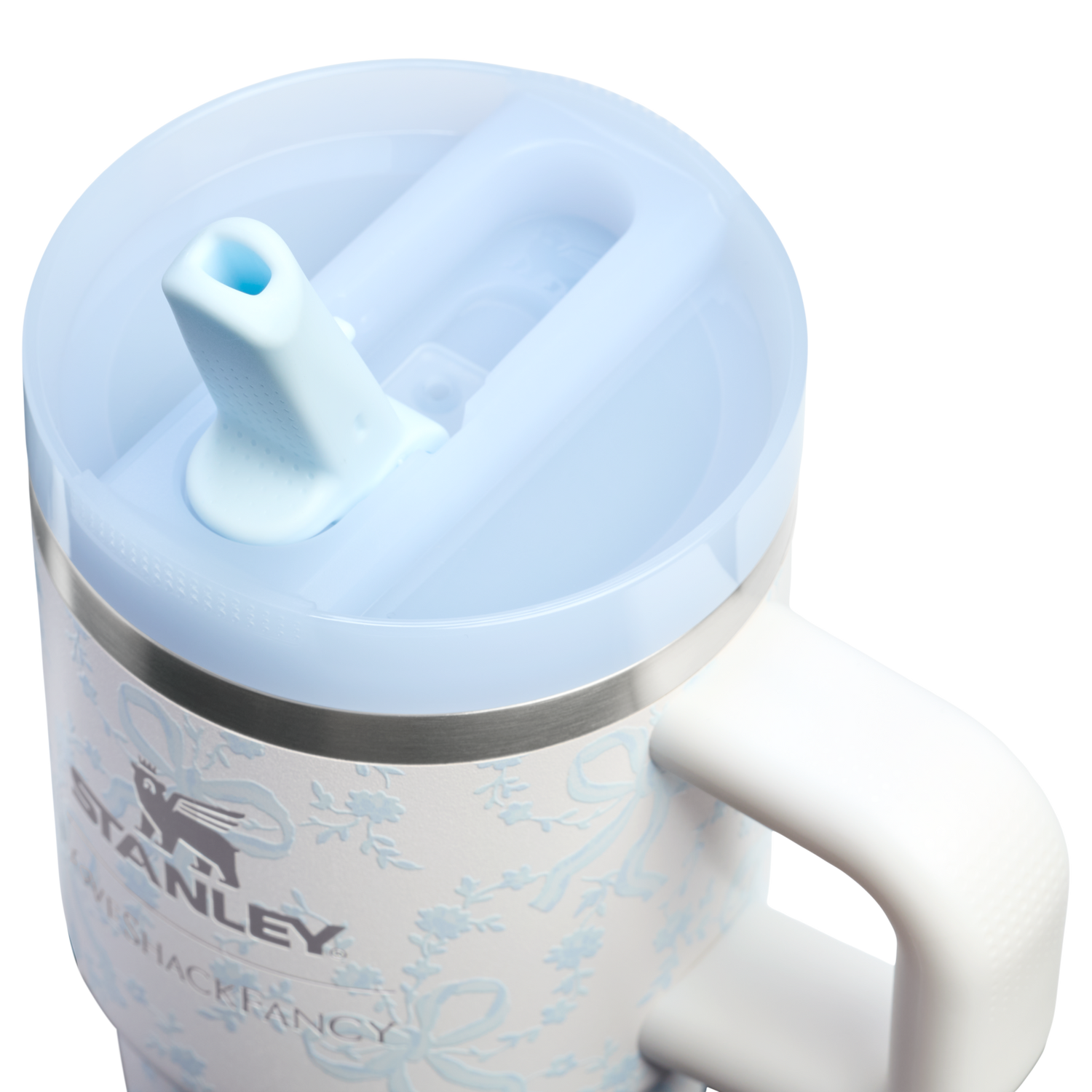 Stanley 1913 Stanley 1913 x LoveShackFancy Quencher® ProTour Tumbler 0.59L in Coquette Bow - Winter Ice | View 1