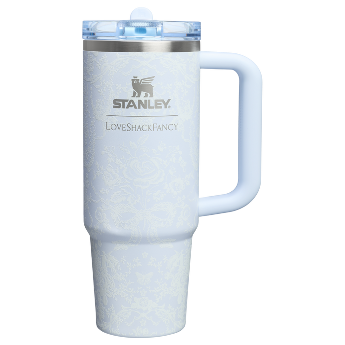 Stanley 1913 Stanley 1913 x LoveShackFancy Quencher® ProTour Tumbler 0.89L in Toscana Toile - Alpine Blue