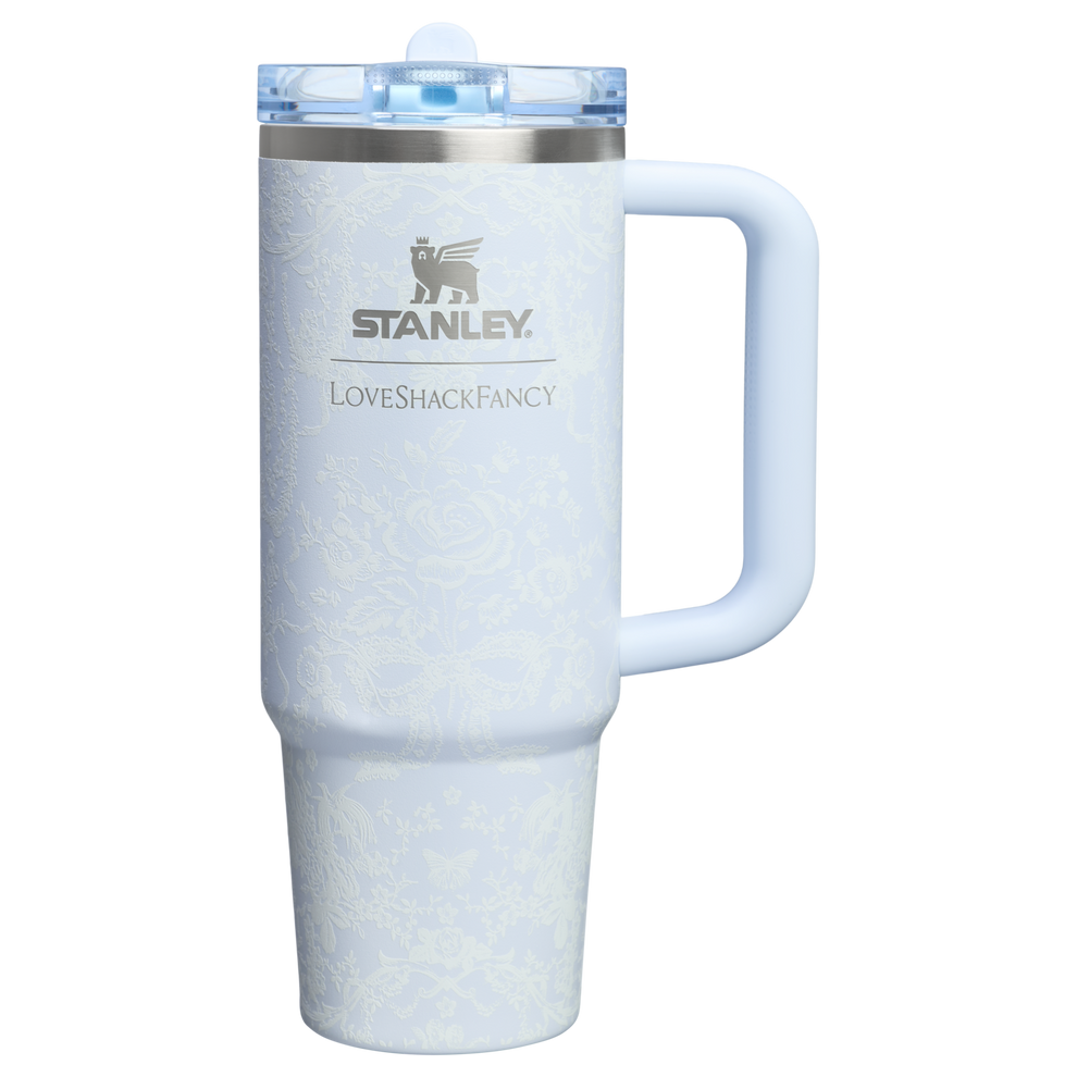 Stanley 1913 Stanley 1913 x LoveShackFancy Quencher® ProTour Tumbler 0.89L in Toscana Toile - Alpine Blue