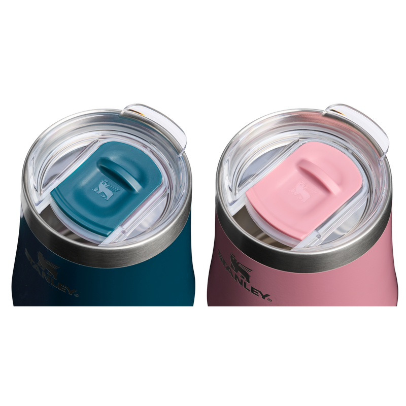 Stanley 1913 Reserve Wine Tumbler Gift Set 0.32L in Ponderosa Gloss/Port Shimmer | Lid Detailed View