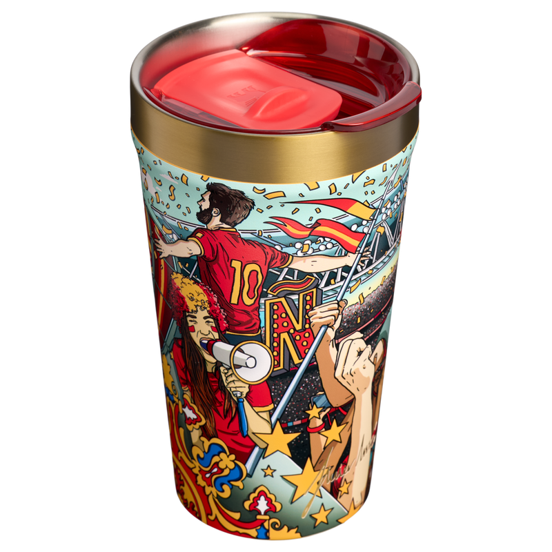 Stanley 1913 Fútbol Artist Collection Tumbler 0.47L in Spain | Back View