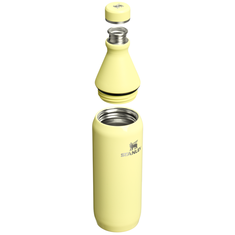 Stanley 1913 All Day Slim Bottle 0.59L in Pomelo Gloss | Cross Section View