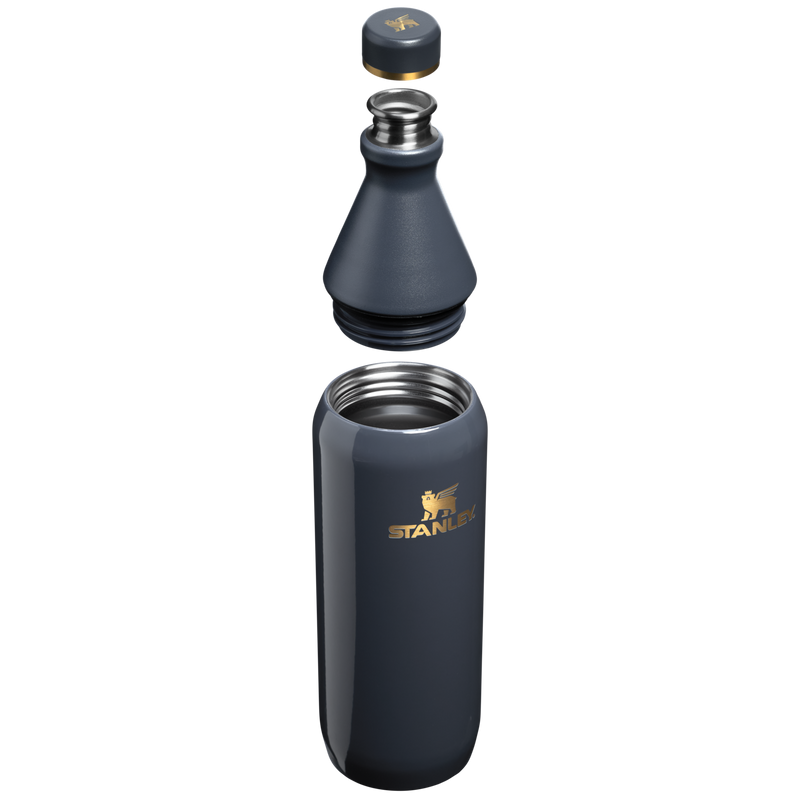 Stanley 1913 All Day Slim Bottle 0.59L in Twilight Gloss | Cross Section View