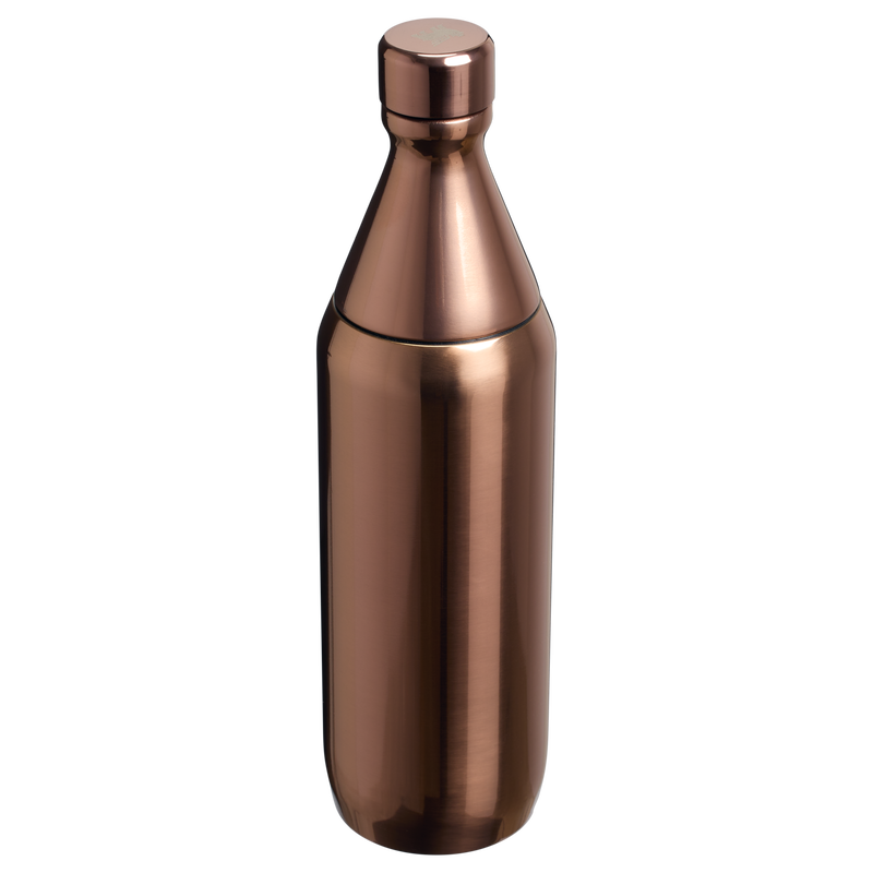 Stanley 1913 All Day Slim Bottle 0.59L in Polished Rose Gold | Back View