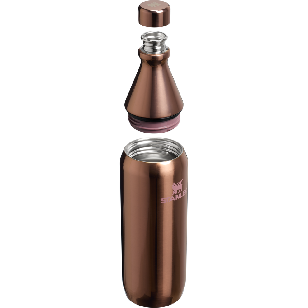 Stanley 1913 All Day Slim Bottle 0.59L in Polished Rose Gold