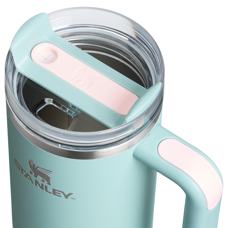 Stanley 1913 Quencher® H2.0 FlowState™ Tumbler 0.89L in Seafoam | Lid Detailed View