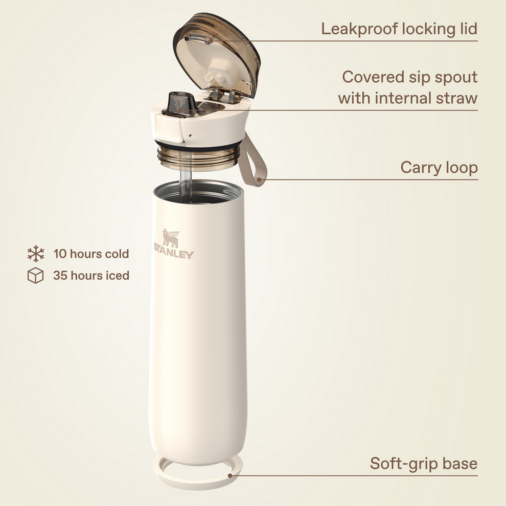 Stanley 1913 Flowstate™ Spring Bottle 0.59L in Cream