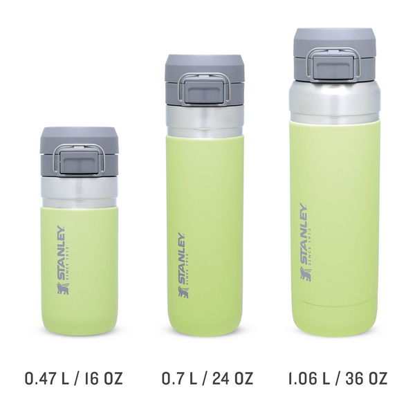 Size comparison chart for Go Quick Flip Water Bottle | 1.06L