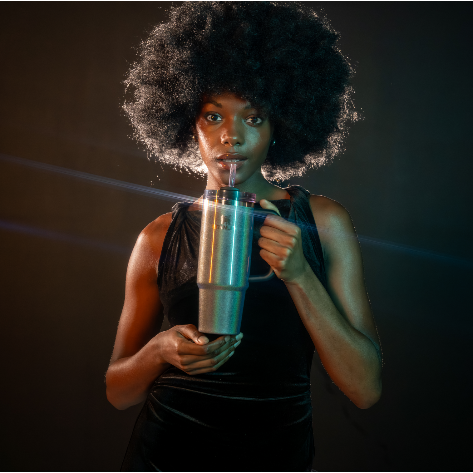The Midnight Glitz Quencher H2.O FlowState™ Tumbler | 0.8L