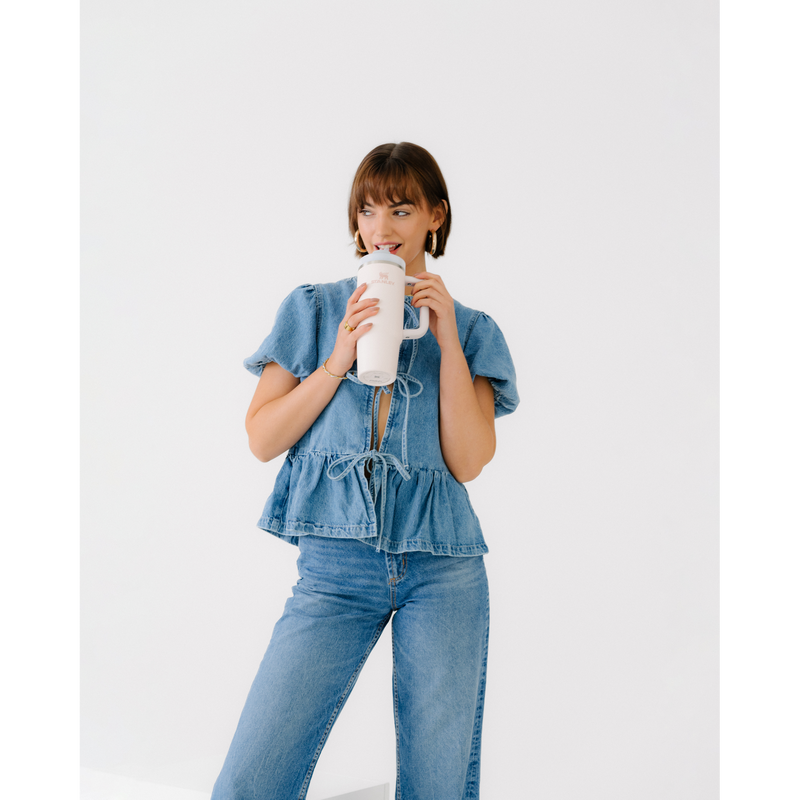 Stanley 1913 Quencher® H2.0 FlowState™ Tumbler 0.89L in Rose Quartz