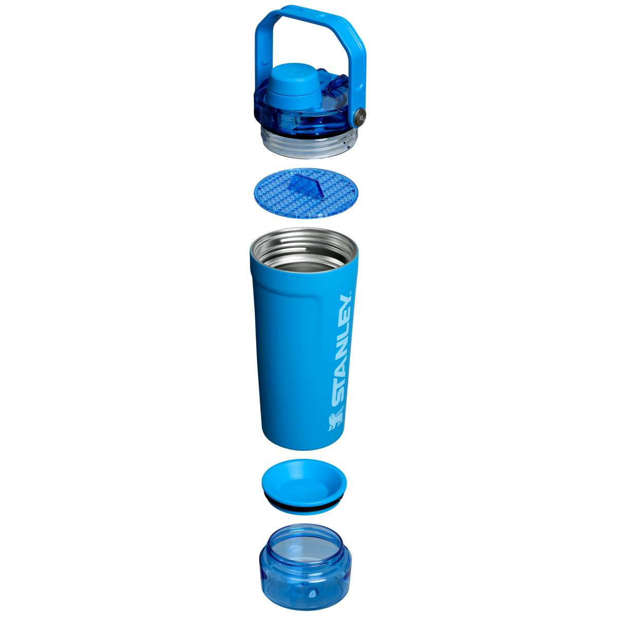 Stanley 1913 Vitalize™ Shaker Bottle 0.59L in Azure | Cross Section View