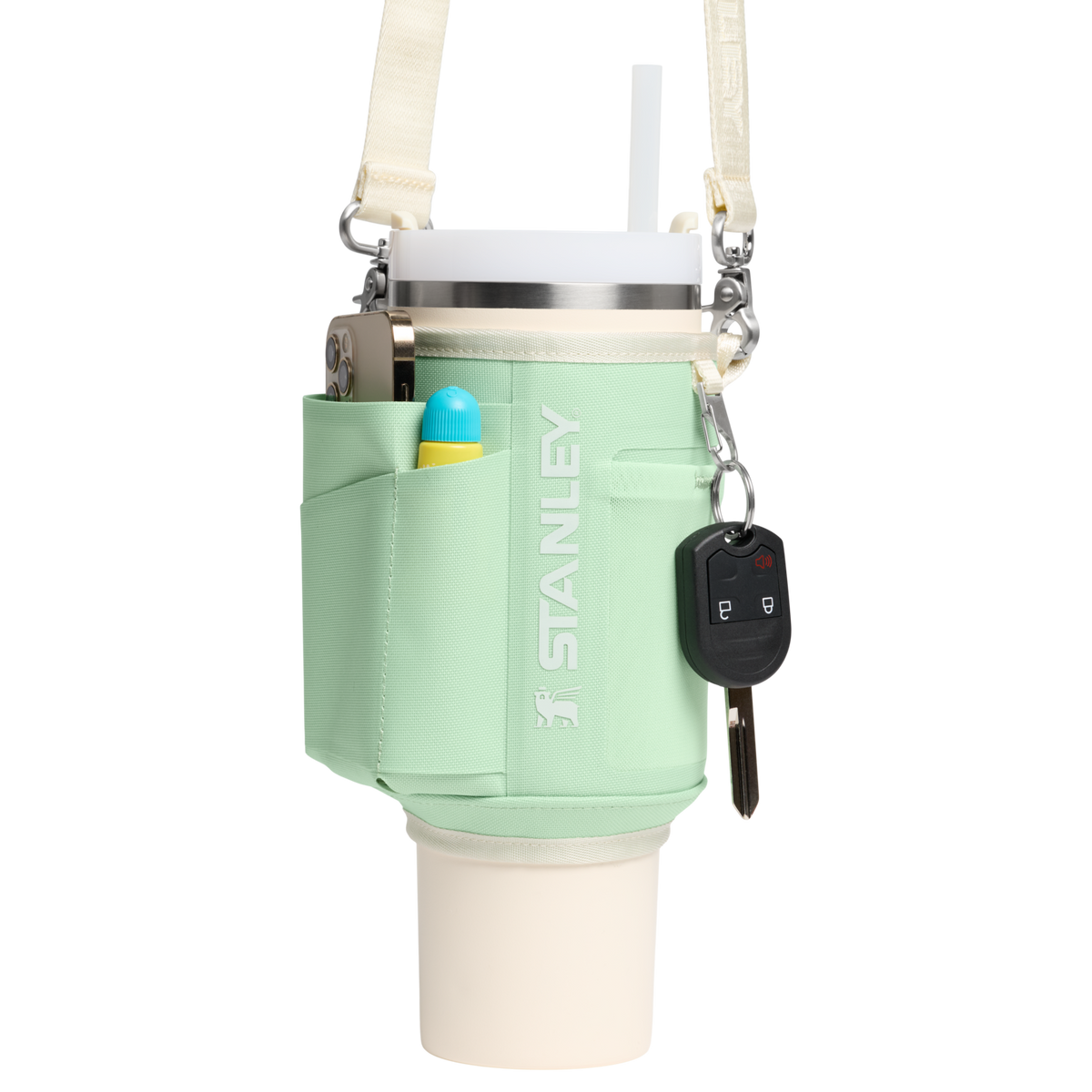 Stanley 1913 All Day Quencher Carry-All 1.18L in Pistachio | Detailed View