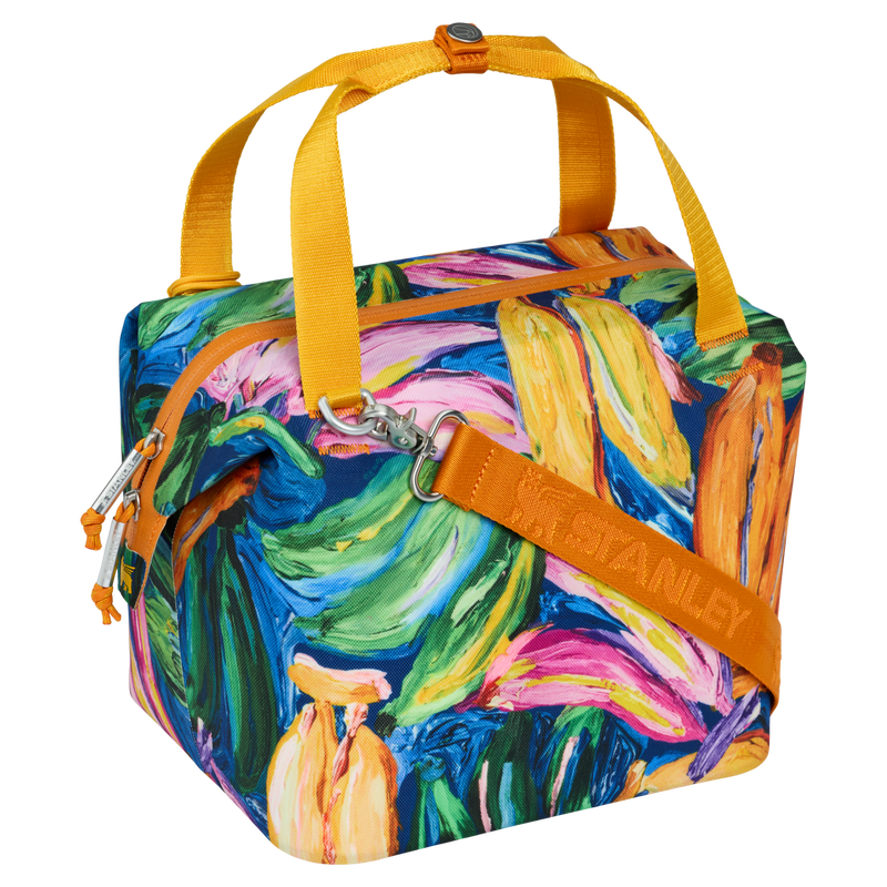 Stanley 1913 Stanley 1913 x FARM Rio All-Day Julienne Mini Cooler 7L in Farm Rio Painted Bananas | Back View