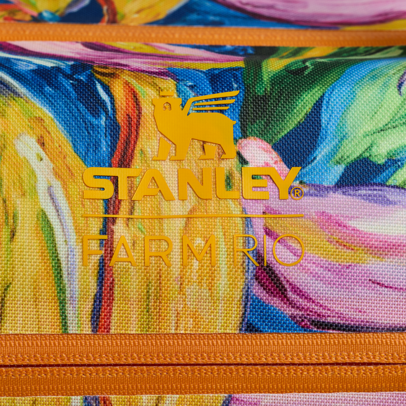 Stanley 1913 Stanley 1913 x FARM Rio All-Day Julienne Mini Cooler 7L in Farm Rio Painted Bananas | Detailed View