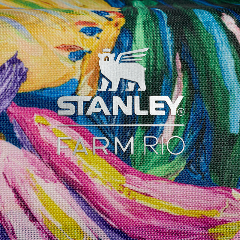 Stanley 1913 Stanley 1913 x FARM Rio All-Day Madeleine Mini Soft Cooler 13.2L in Farm Rio Painted Bananas | Back Detailed View