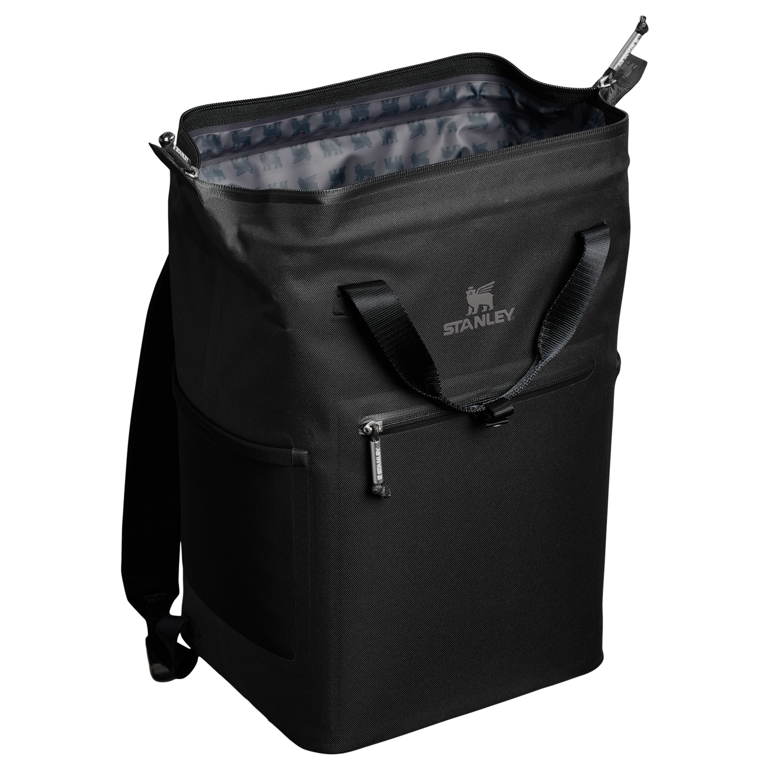 Stanley 1913 Madeleine Mini Backpack Soft Cooler 13.2L in Black | View 2