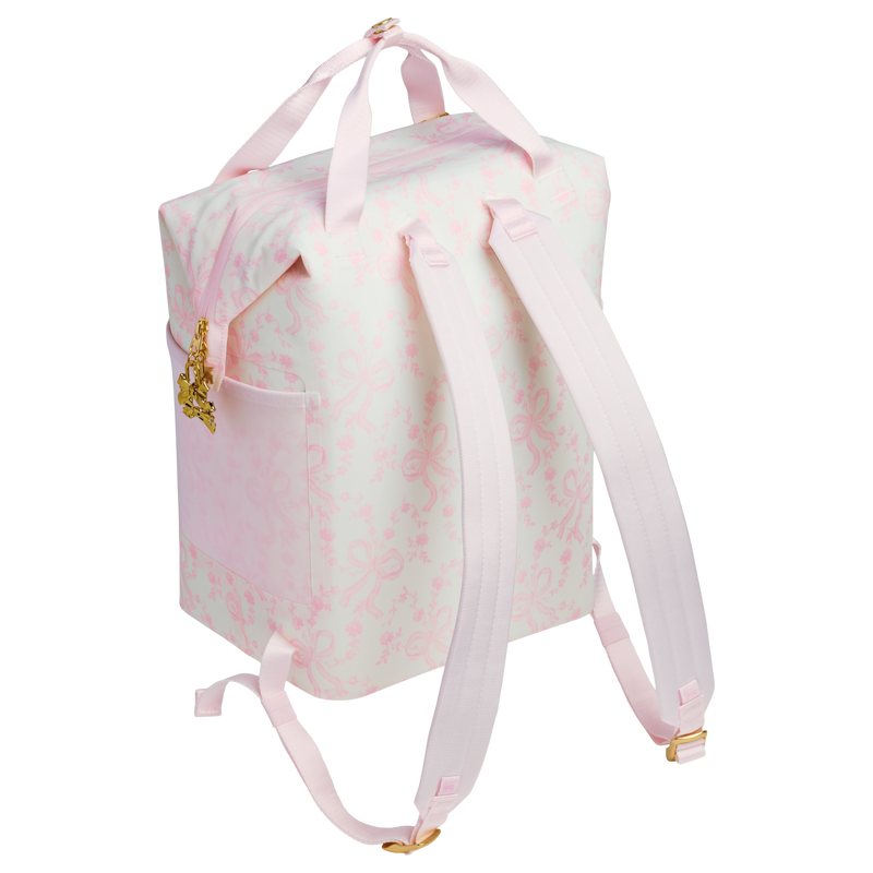 Stanley 1913 Stanley 1913 x LoveShackFancy All-Day Madeleine Mini Cooler 13.2L in Coquette Bow - Chantilly | Back View