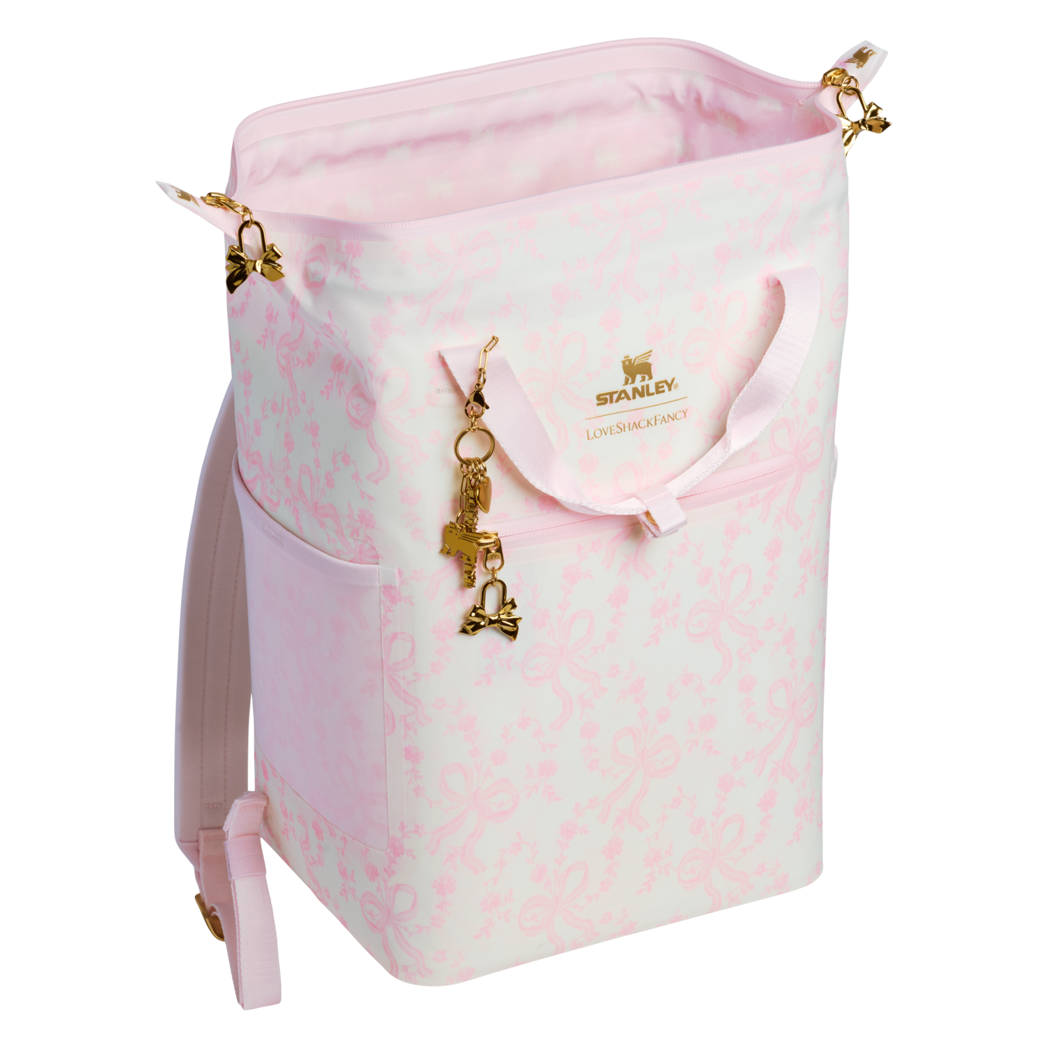 Stanley 1913 Stanley 1913 x LoveShackFancy All-Day Madeleine Mini Cooler 13.2L in Coquette Bow - Chantilly | View 1