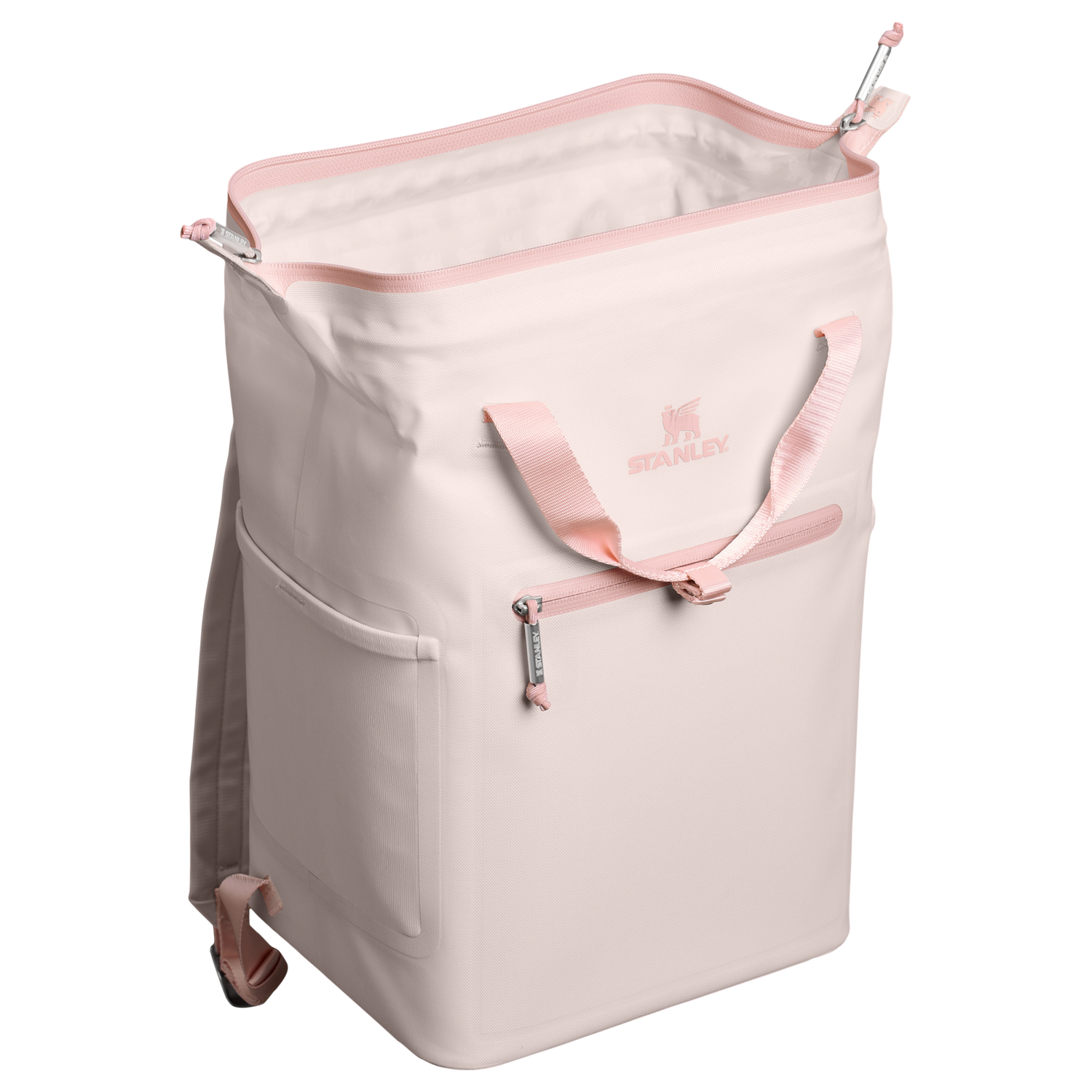 Stanley 1913 Madeleine Mini Backpack Soft Cooler 13.2L in Rose Quartz | View 2