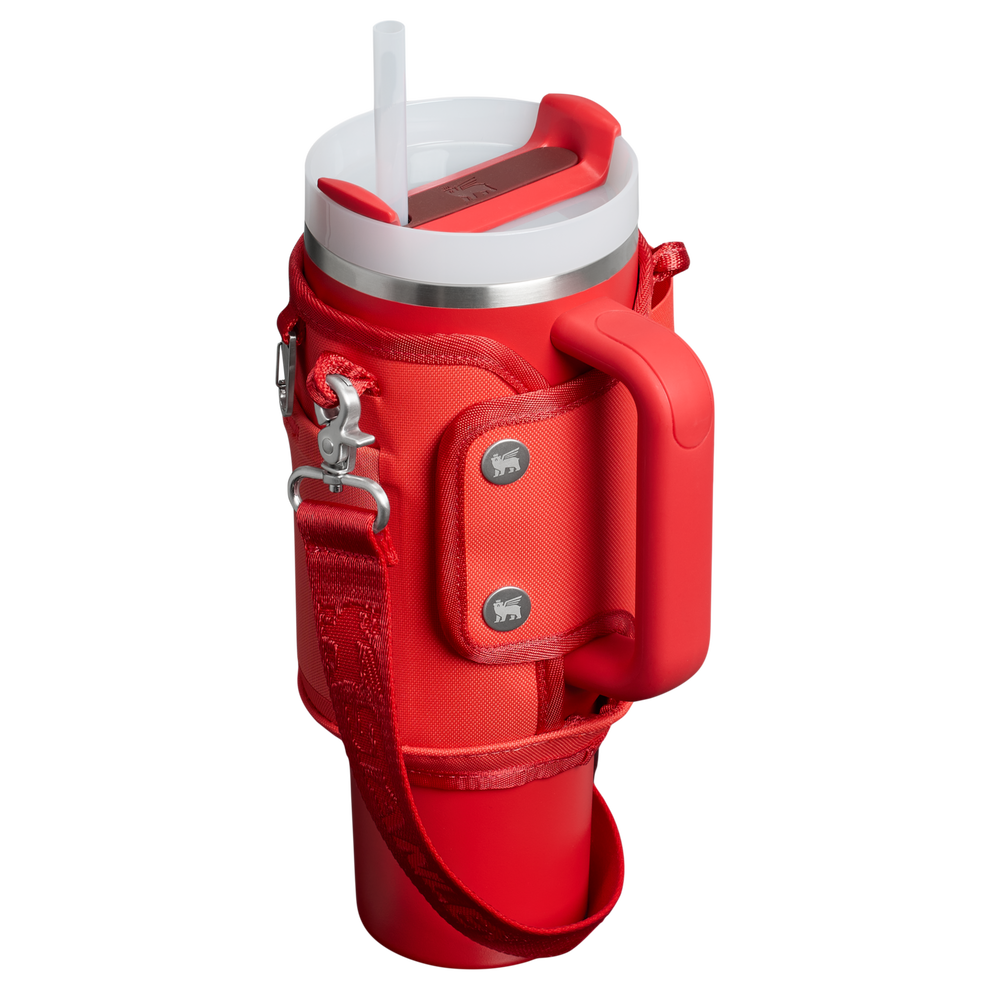 Stanley 1913 All Day Quencher Carry-All in Hot Coral