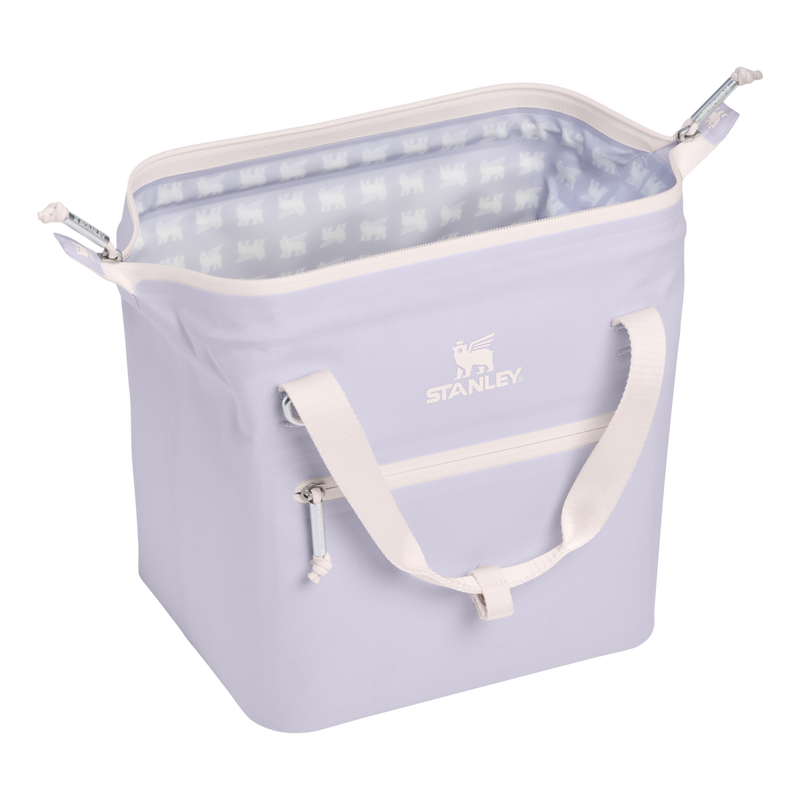 Stanley 1913 All-Day Julienne Mini Cooler 7L in Purple Dust | Open View