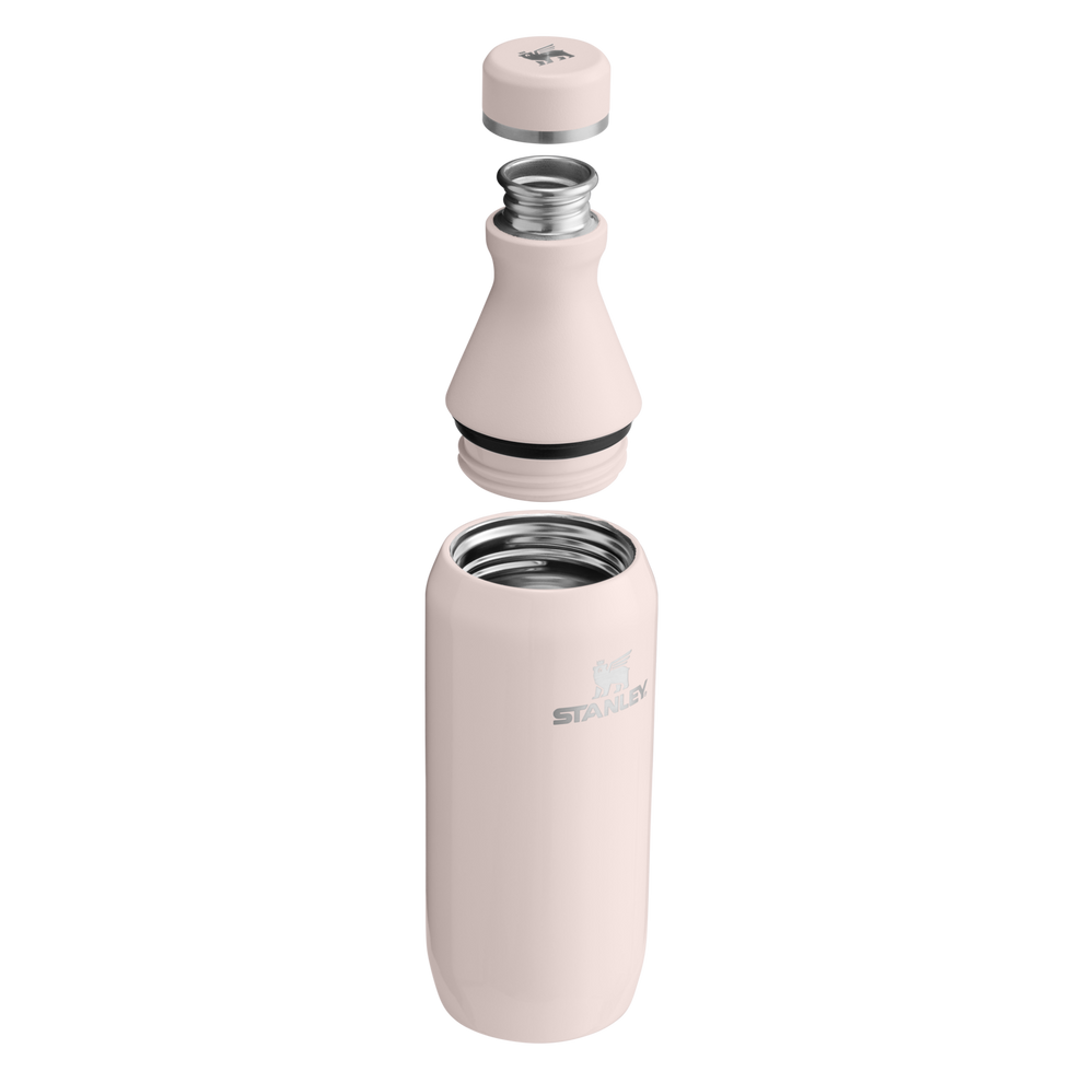 Stanley 1913 All Day Slim Bottle in Rose Quartz Gloss