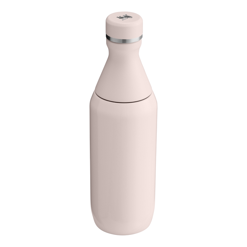 Stanley 1913 All Day Slim Bottle 0.35L in Rose Quartz Gloss | Back View