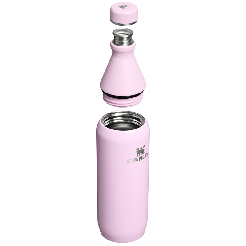 Stanley 1913 All Day Slim Bottle 0.59L - Stanley Create in Cherry Blossom Gloss | Cross Section View