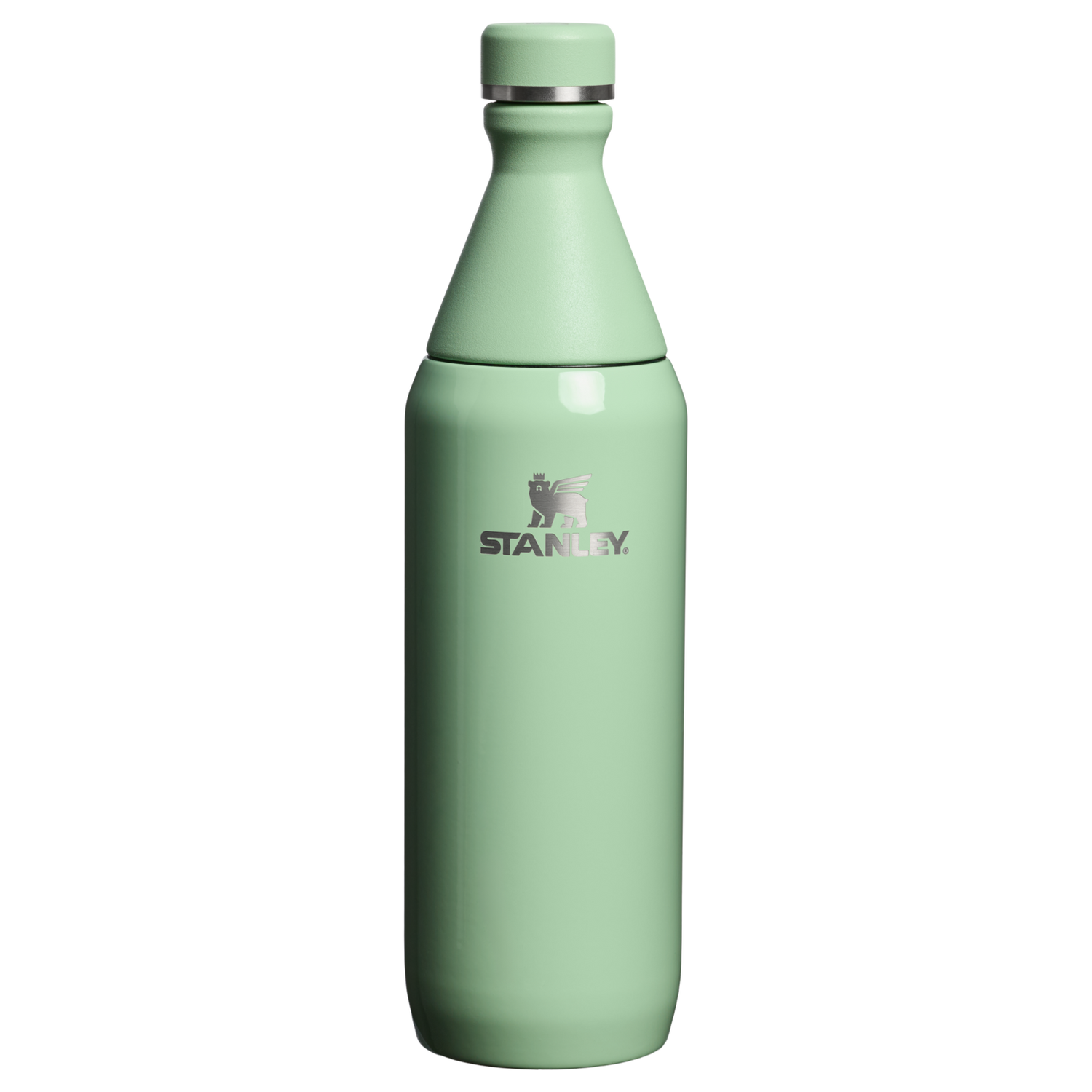Stanley 1913 All Day Slim Bottle 0.59L in Pistachio Gloss | View 1