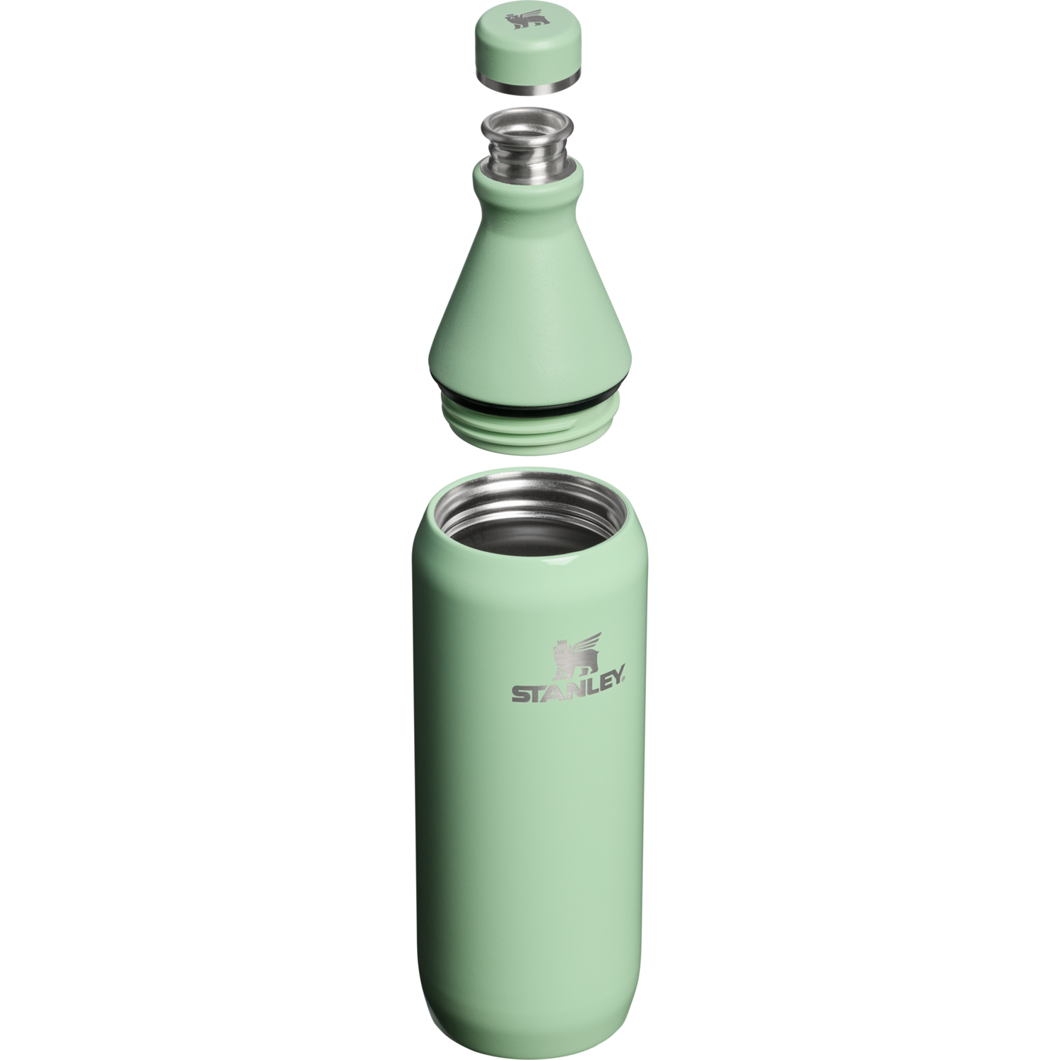 Stanley 1913 All Day Slim Bottle 0.59L in Pistachio Gloss | View 2