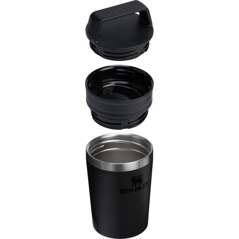 Stanley 1913 Café-To-Go Travel Mug 0.23L in Black 2.0 | Cross Section View